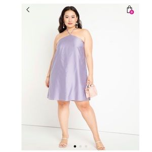 Eloquii Halter Mini Dress